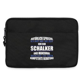 Idée cadeau Schalker - Sacoche pour ordinateur portable 13 pouces - noir - Devant