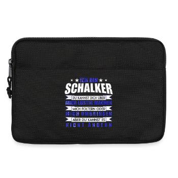 I am Schalke Fan design gift idea - Laptop bag 13" - black - Front