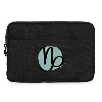 Zodiac sign Capricorn - Laptop bag 13" - black - Front