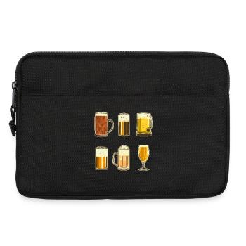 Bières - Sacoche pour ordinateur portable 13 pouces - noir - Devant
