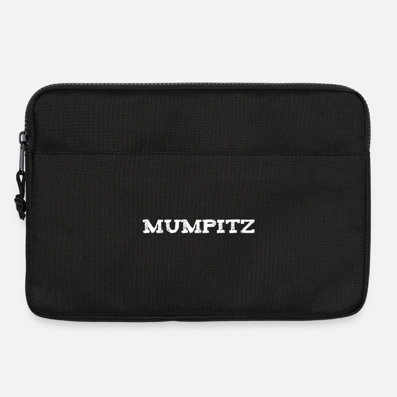 Mumpitz Distressed Logo - Laptoptasche 13" - Schwarz