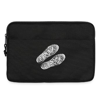 Punk rock punk rock grunge rock musique musique punk - Sacoche pour ordinateur portable 13 pouces - noir - Devant