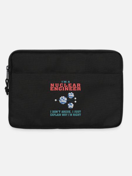 Bestes Nuklearingenieur-T-Shirt, lustiges Zitat - Laptoptasche 13" - Schwarz