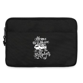 Camper Camping - Laptoptasche 13" - Schwarz - Vorne