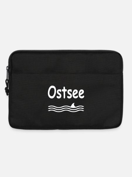 Ostsee - Laptoptasche 13" - Schwarz