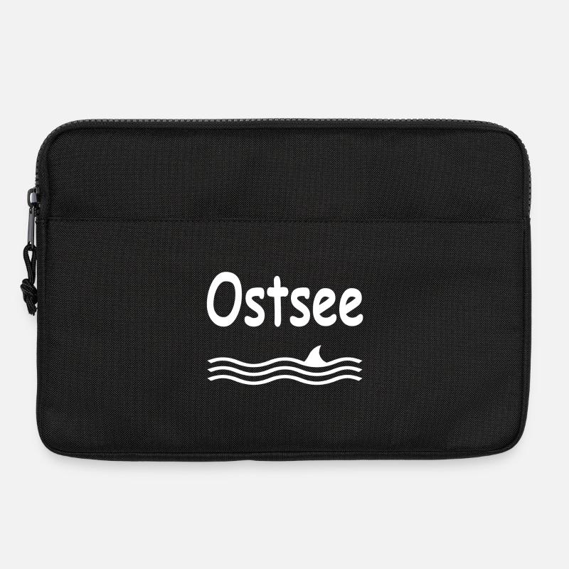 Ostsee - Laptoptasche 13" - Schwarz