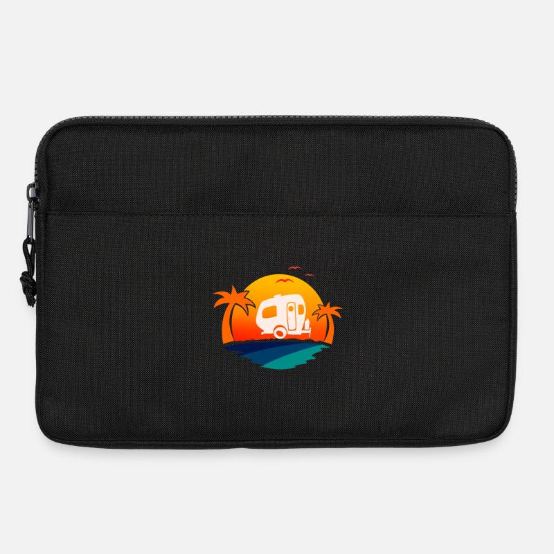 Camper Camping - Laptoptasche 13" - Schwarz