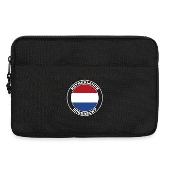Dordrecht Pays-Bas Drapeau Dordrecht Hollande - Sacoche pour ordinateur portable 13 pouces - noir - Devant