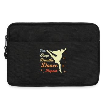 Eat Sleep Dance Repeat - Laptop bag 13" - black - Front