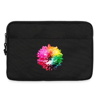 Chrysanthemum Rainbow - Laptop bag 13" - black - Front