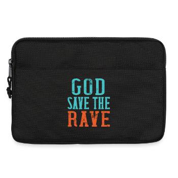 Dieu sauve la rave - Sacoche pour ordinateur portable 13 pouces - noir - Devant