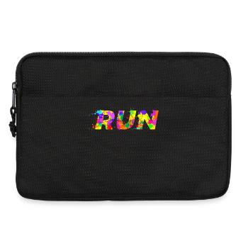 Course course déclaration motivation jogging sport - Sacoche pour ordinateur portable 13 pouces - noir - Devant