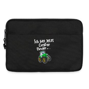 Ich Bin Jetzt Großer Bruder - Laptoptasche 13" - Schwarz - Vorne