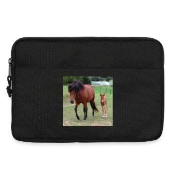 Affiche Cheval Cheval - Sacoche pour ordinateur portable 13 pouces - noir - Devant