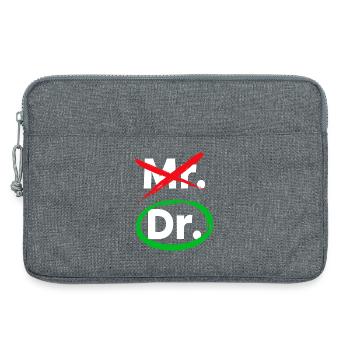 Doctor Doctor Specialist Statement Emergency Doctor Statement - Laptop bag 13" - heather grey - Front
