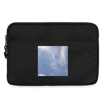 Blauer Himmel - Laptoptasche 13" - Schwarz - Vorne