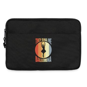 Children's ballet - Laptop bag 13" - black - Front
