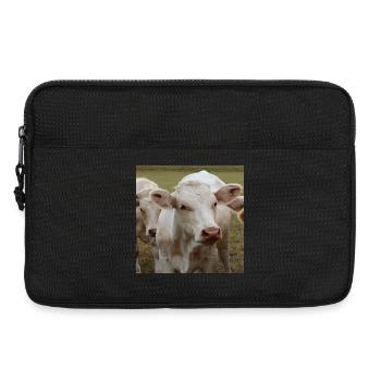 Kuh Poster - Laptoptasche 13" - Schwarz - Vorne