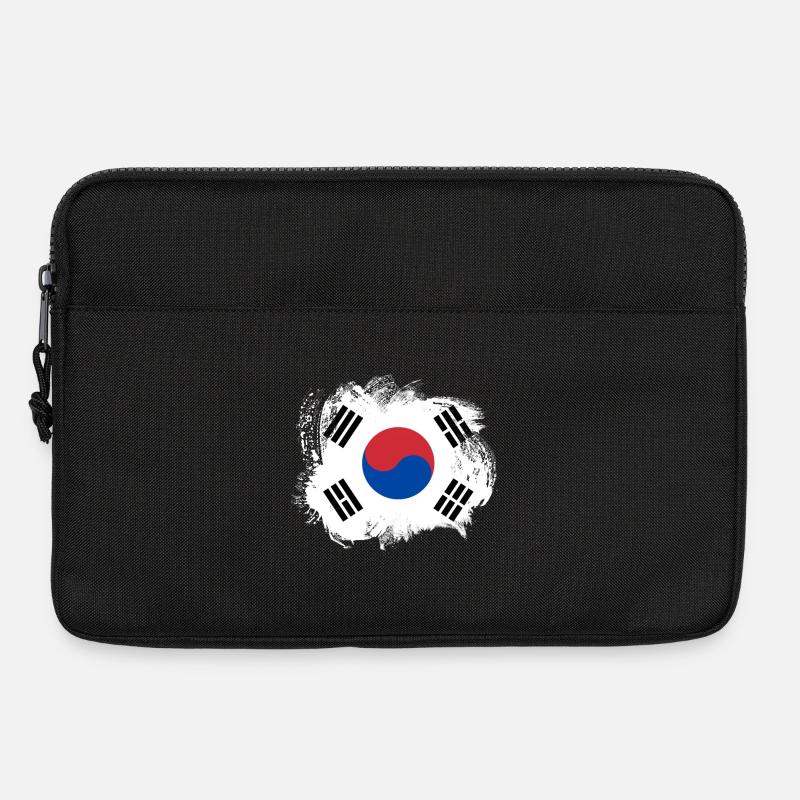 SouthKorea-Flagge - Laptoptasche 13" - Schwarz