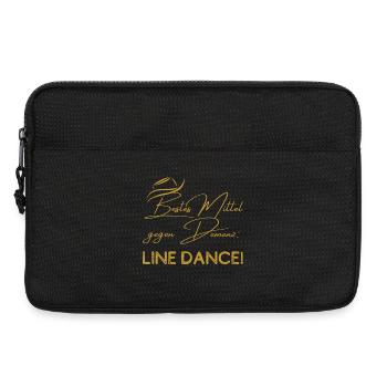 Mein bestes Mittel gegen Demenz: Line Dance - Laptoptasche 13" - Schwarz - Vorne