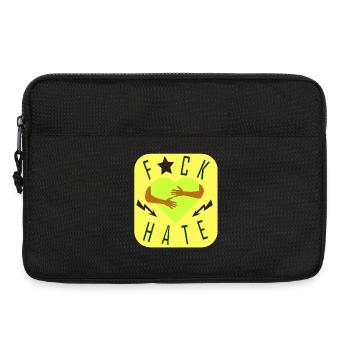 Against hatred - Laptop bag 13" - black - Front