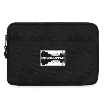 Newcastle England Travel Souvenir Skyline Silhouet - Laptop bag 13" - black - Front