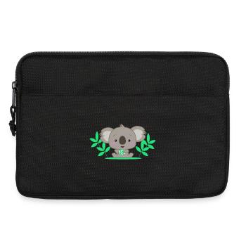 Bébé koala mignon - Sacoche pour ordinateur portable 13 pouces - noir - Devant