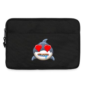 Lustige Haiwal Emoticon Anime Cartoon - Laptoptasche 13" - Schwarz - Vorne