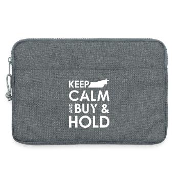 Stocks ETF Stock Market Yield Trader Money Freedom Inv - Laptop bag 13" - heather grey - Front