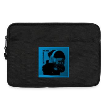 DJ Musik Kopfhörer V.2 - Laptoptasche 13" - Schwarz - Vorne