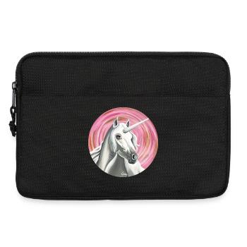 Licorne d'amour - Sonja Ariel von Staden - Sacoche pour ordinateur portable 13 pouces - noir - Devant