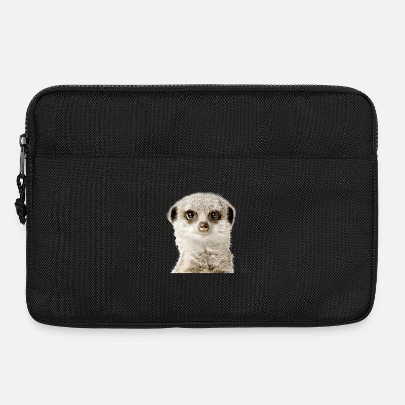 Erdmännchen - Laptoptasche 13" - Schwarz
