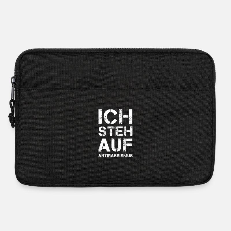 ICH STEH AUF Antirassismus - Laptoptasche 13" - Schwarz