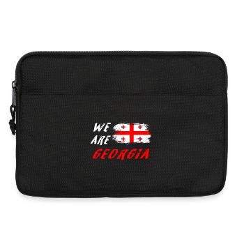 We are Georgia Design / idée cadeau - Sacoche pour ordinateur portable 13 pouces - noir - Devant