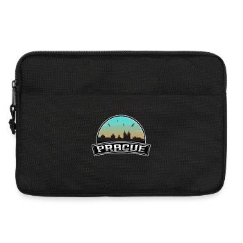 Prag Tschechien Skyline Tschechisches Souvenir - Laptoptasche 13" - Schwarz - Vorne