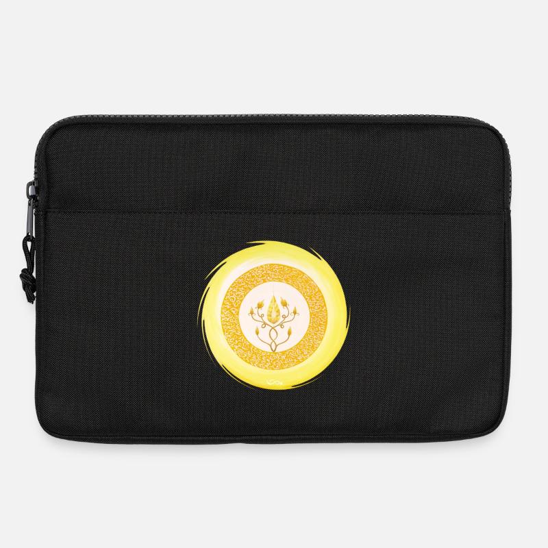 Kristall-Sternentor Erzengel Sandalphon - Laptoptasche 13" - Schwarz