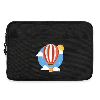 Ballon céleste coloré - Sacoche pour ordinateur portable 13 pouces - noir - Devant