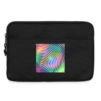 Colored Rounds 3d - Sacoche pour ordinateur portable 13 pouces - noir - Devant
