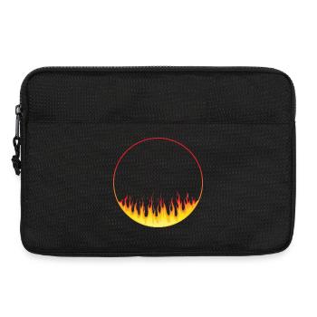 Circle on fire - Laptop bag 13" - black - Front