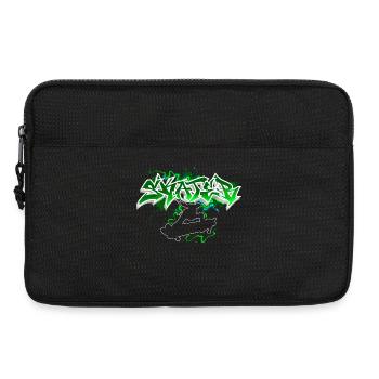 Skater Graffiti - Laptoptasche 13" - Schwarz - Vorne