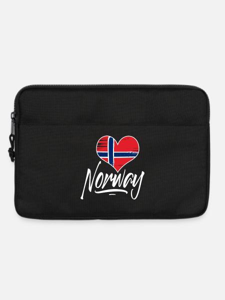 Norwegen - Laptoptasche 13" - Schwarz