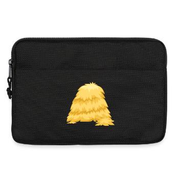 Why is there straw here? - Laptop bag 13" - black - Front
