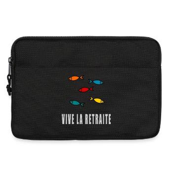 retirement. GOOD RETIREMENT. HAPPY RETIREMENT - Laptop bag 13" - black - Front