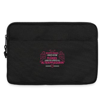 Altenpflegerin Engel Geschenk - Laptoptasche 13" - Schwarz - Vorne