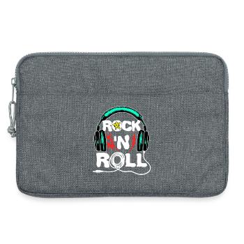 Cool Headset Funny Saying - Laptop bag 13" - heather grey - Front