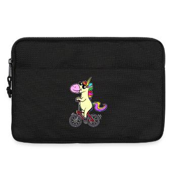 Licorne Cool Drôle de design lunettes de soleil - Sacoche pour ordinateur portable 13 pouces - noir - Devant