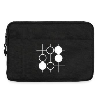 Go board game - Laptop bag 13" - black - Front