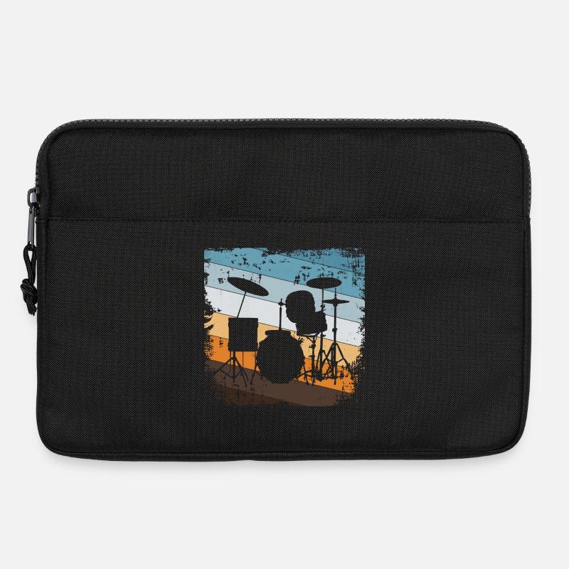 Schlagzeug Schlagzeugspieler - Laptoptasche 13" - Schwarz