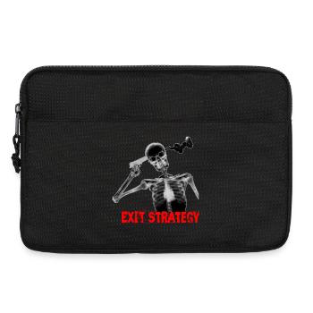 Mad crazy suicide suicide bizarre lol krass xray - Laptop bag 13" - black - Front