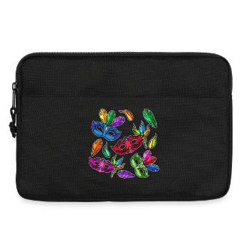 Costume Masks Carnival Carnival - Laptop bag 13" - black - Front